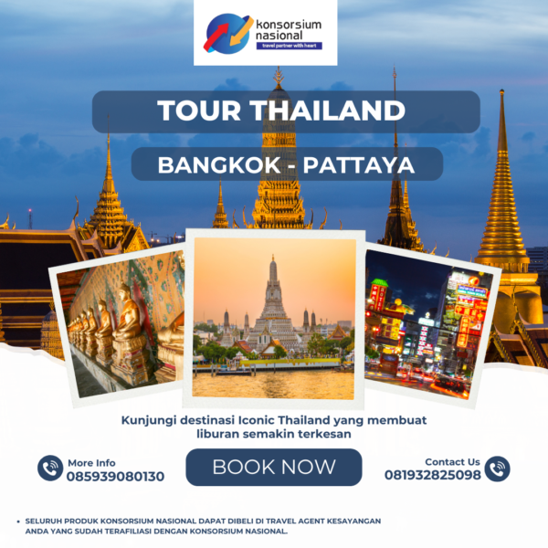 Tour Bangkok Pattaya 4D3N (Land Tour Only)