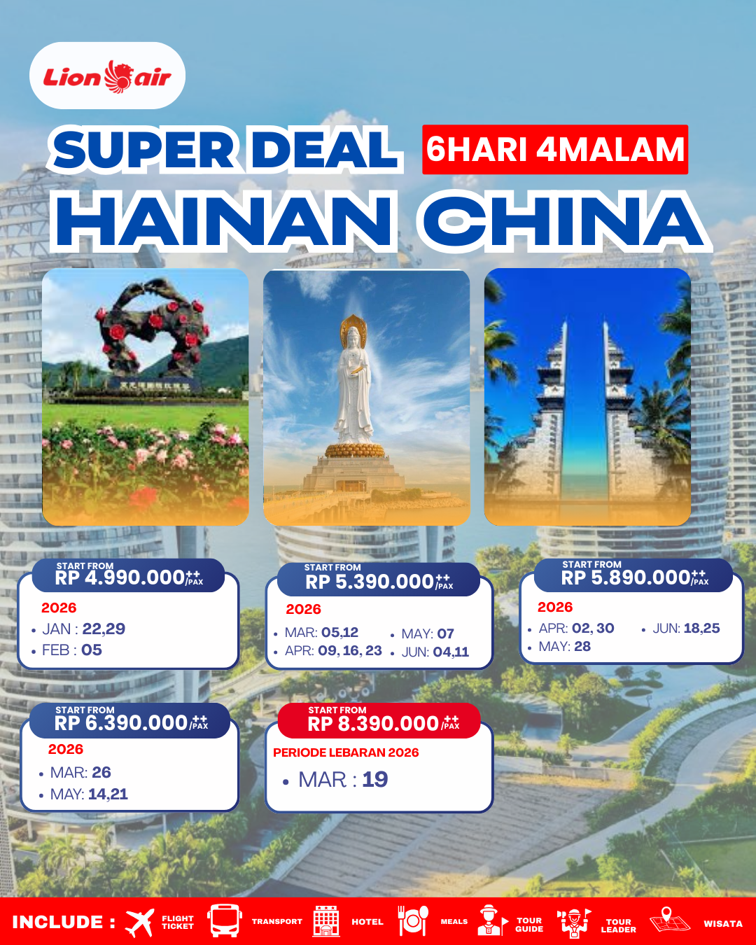 Tour Hainan China Reguler 6D4N - Gambar 2